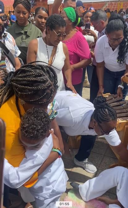 Visita de la vicepresidenta