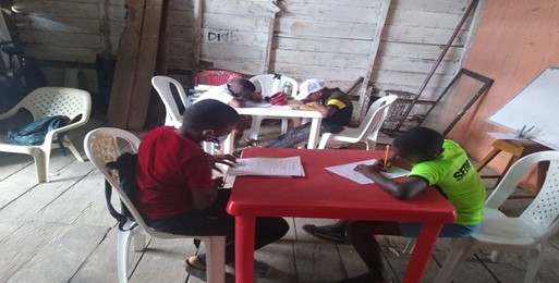 Visita del personal de salud de la E.S.E del HSA